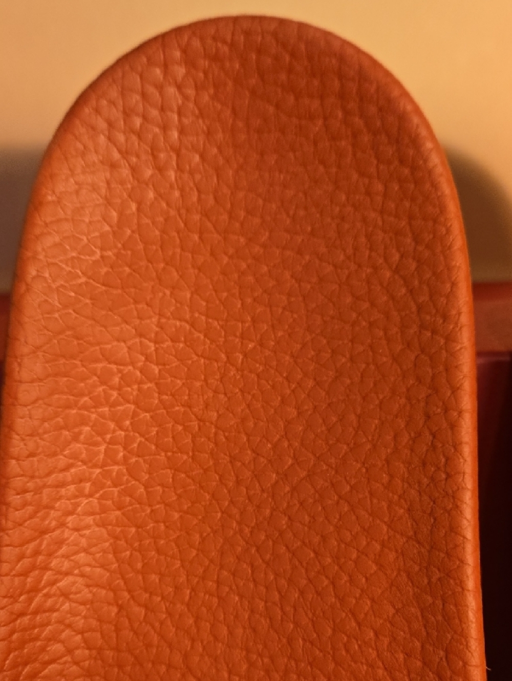SALVATORE FERRAGAMO Men's 11M Red & Gold GROOVE Slides FLIP-FLOPS #423 - Picture 11 of 16